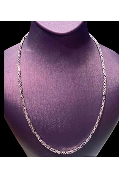 SanGümüş Kral zincir 2,5 mm 60 cm 22 gr 925 ayar gümüş kolye