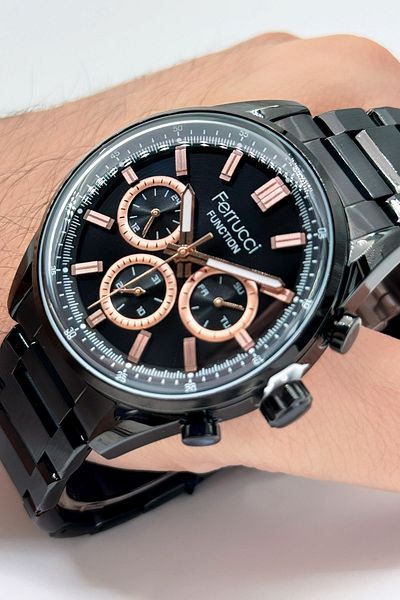 Ferrucci Function Steel Cord Men's Wristwatch