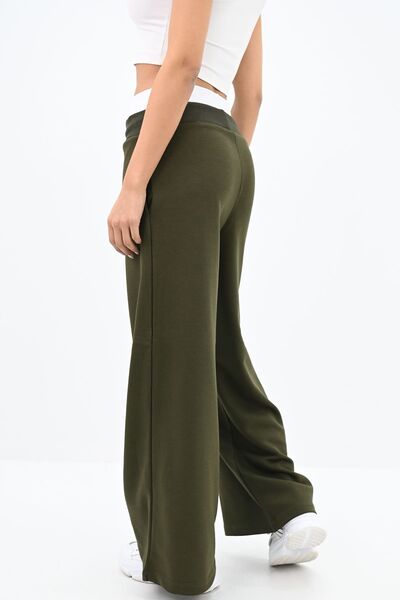 Koza Butik Γυναικείο ισπανικό παντελόνι με ψηλόμεσο πόδι 6236-24