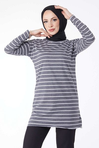 TOFİSA 23127-FUME Tunika