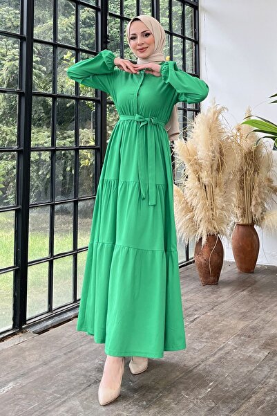 TOFİSA ACIK-GREEN Dress
