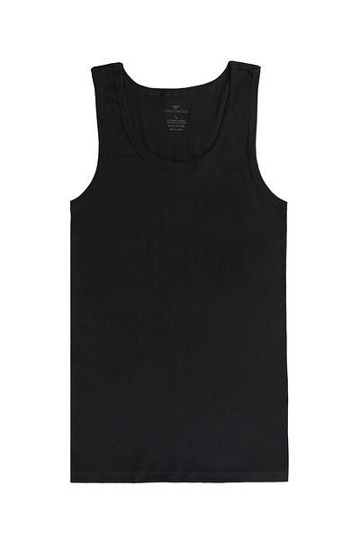 Steve Wolls Men's Black Single Strap Bamboo Tank Top - 33400