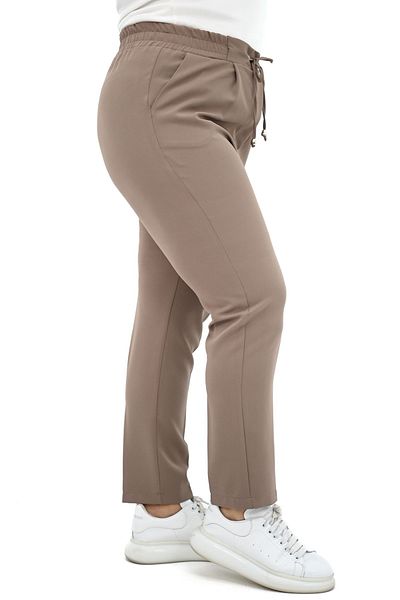 Koza Butik Plus Size Women's Trousers - Draped, Model 222 0016-25