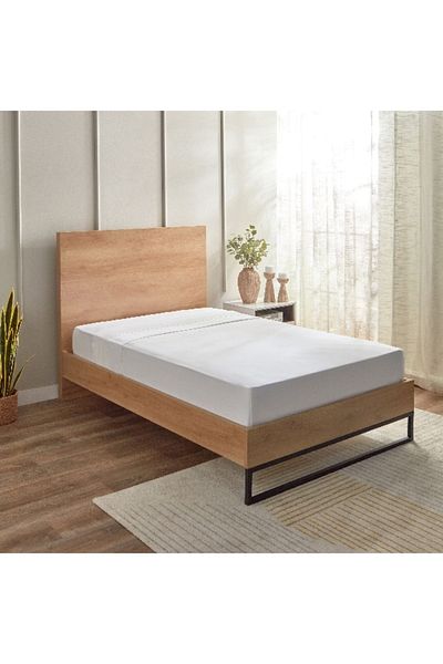 Home Box Grande Haven Vari Twin Lace Border Flat Sheet - 180x270 cm