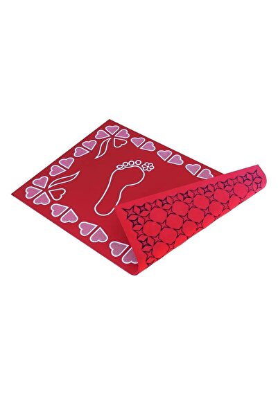 Morpanya Kaymaz Dekoratif Çok Amaçlı İç ve Dış Kapı Paspası Banyo Paspası Abdest Paspası