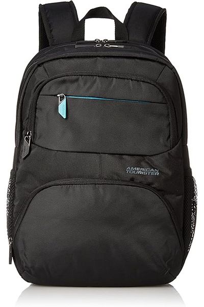 American Tourister Amber Laptop Backpack - Blue - 1 Year Global Warranty