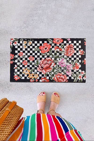 Chilai Home Fıorıera 40X60 cm - Door Mat and Pvc Non-Slip Base