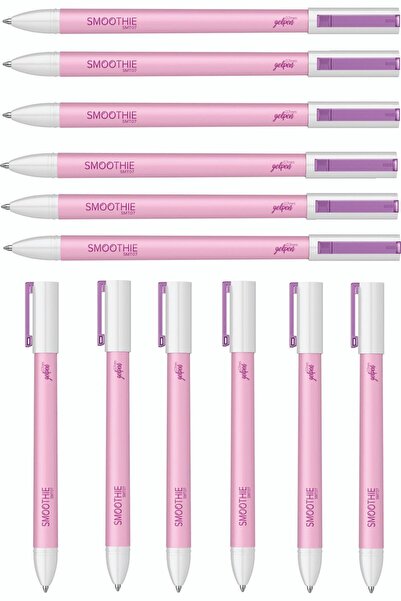 Scrikss Smoothie Jel Kalem 0.7 Mm 12'li Paket Pembe