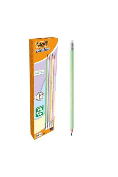 Bic 518306 EVOLUTION PASTEL EMBROIDERED LEAD PEN