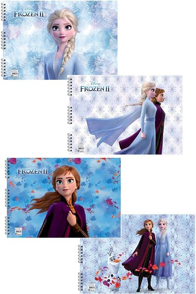 KESKİN COLOR Caiet de pictură în spirală Frozen 25x35 15 coli