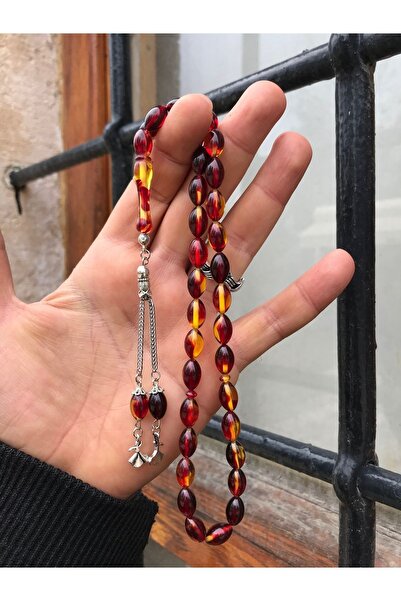 Sultan Telkari Dominik Kehribar Benzetmesi Kapsül Kesim Toz Kehribar Tesbih