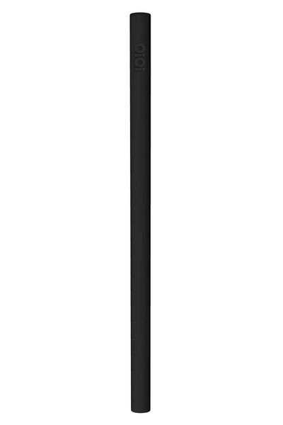 OiOi Set of 10 Black Silicone Straws