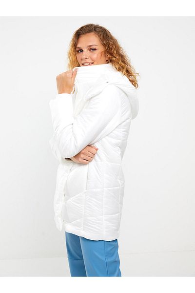 LC Waikiki Puffer-Kapuzenmantel für Damen