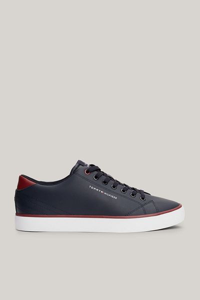Tommy Hilfiger TH HI VULC CORE NÍZKÉ kožené BOTY
