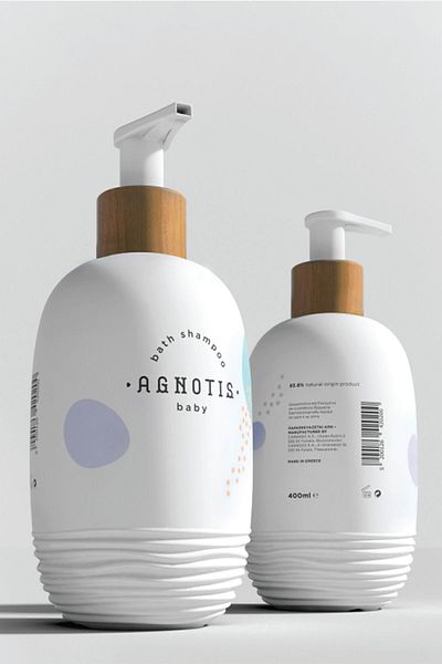 Agnotis Baby Bath Shampoo Baby Shampoo with Natural Ingredients for Babies and Children 400 ml