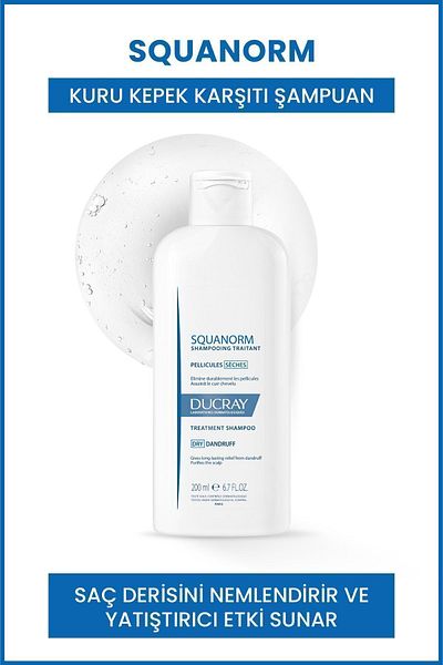 Ducray Squanorm 200ml Anti Dry Dandruff Shampoo