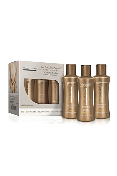 Brasil Cacau Düzleştirici Saç Bakım Seti 3x110ml 7898606741723