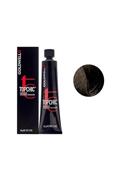 GOLDWELL Topchic 7sb Orta Kumral Soguk Külü Bej Kalıcı Saç Boyası 60ml Çok So...