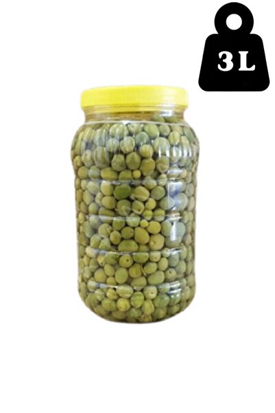 Gelinler Dağı Altınözü Halhalı Tüm Yeşil Zeytin 3 Lt Net 2000 gr (YENİ SEZON ...
