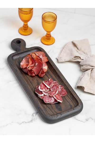 Esci Design Wooden 2-Piece Presentation Board - Steak Presentation - Wooden Serving Plate - Presentation Plate - Wooden Set