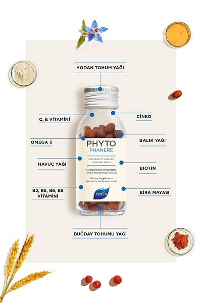 Phyto Duo Phanere - 240 Cups of Food for Hair and Nails, Strength Growth and Volume Supplement