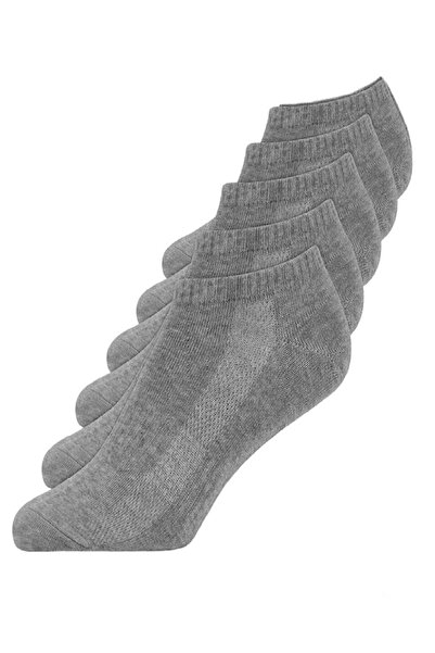 Black Arden Socks Düz 5'li Patik Çorap
