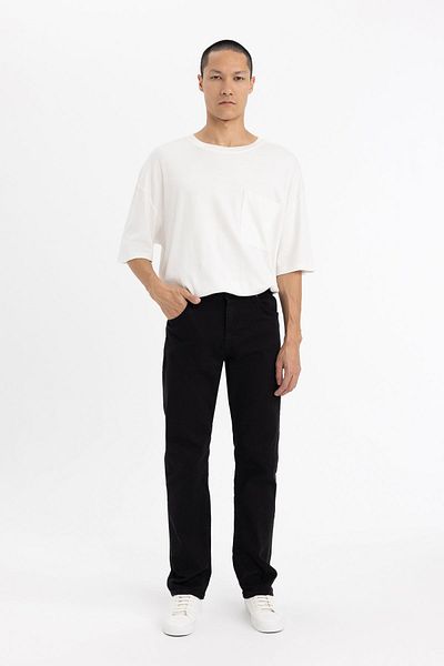 DeFacto Παντελόνι Sergio Regular Fit - Pipe Leg Normal Waist