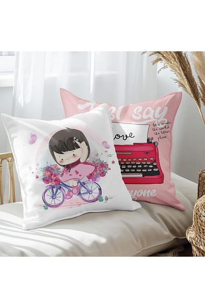 EJOYA Modern Designed Pillow and Throw Pillow Set of 2 - 45cm 113530