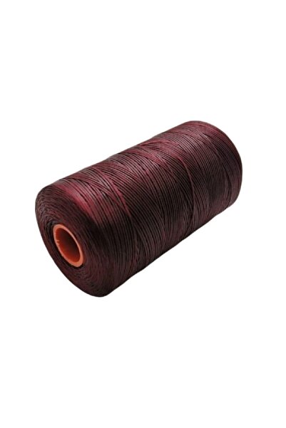 srtfootcare Deri El Dikişi Için Mumlu Iplik 0,8 Mm 500mt Bordo 673