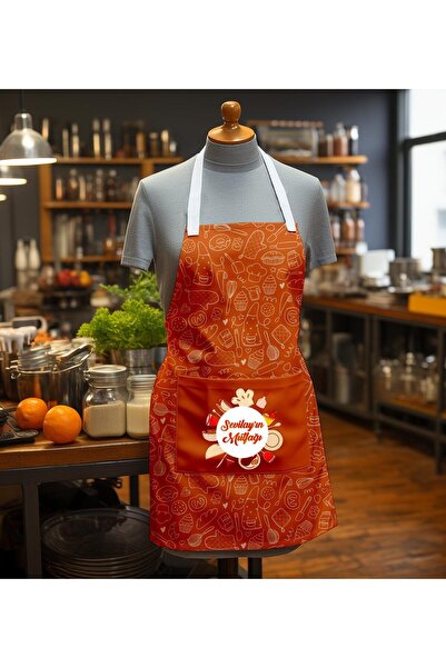 EJOYA Kişiye Özel İsimli Annemin Mutfağı Temalı Mutfak Önlüğü 113147