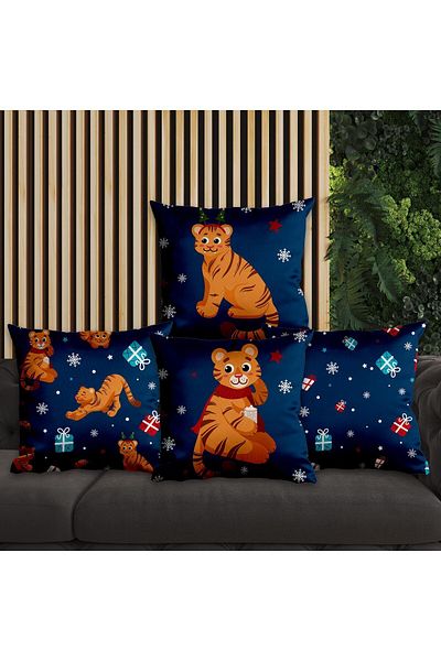 EJOYA 45cm Wide Set of 4 Pillows and Throw Pillows for Children's Room - 113790