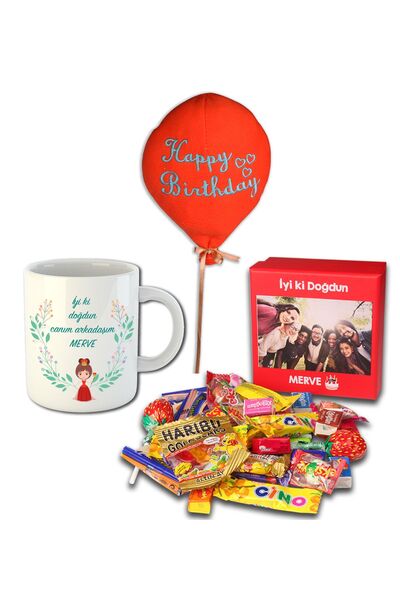 EJOYA Kişiye Özel Nostaljik Iyiki Doğdun Hediye Seti 81295
