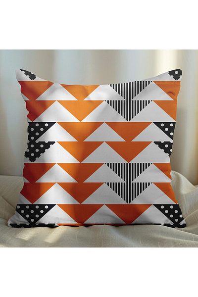 EJOYA 45cm Wide 4-piece Linear Pillow Set - Inner and Throw Pillow Case 113677