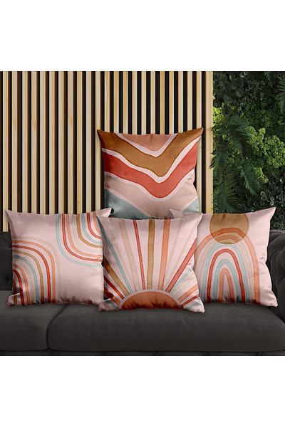 EJOYA 45cm Modern Design 4-piece Pillow and Throw Pillow Set - 113744