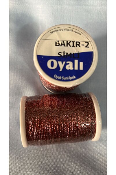 OYALI SUNİ İPEK NO: SİMLİ BAKIR-2   4 KAT OYA VE NKIŞ İPİ