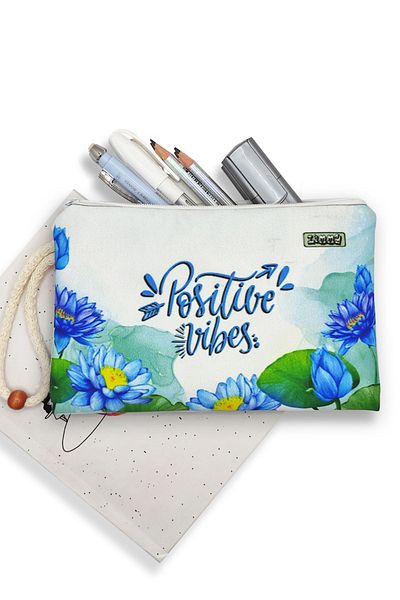 Limmy Lotus Positive Patterned - Πλενόμενη υφασμάτινη μολυβοθήκη