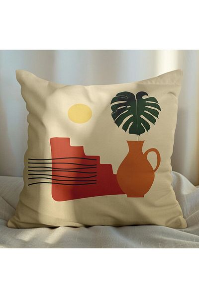 EJOYA 45cm Modern Design 4-piece Pillow and Throw Pillow Set - 113648