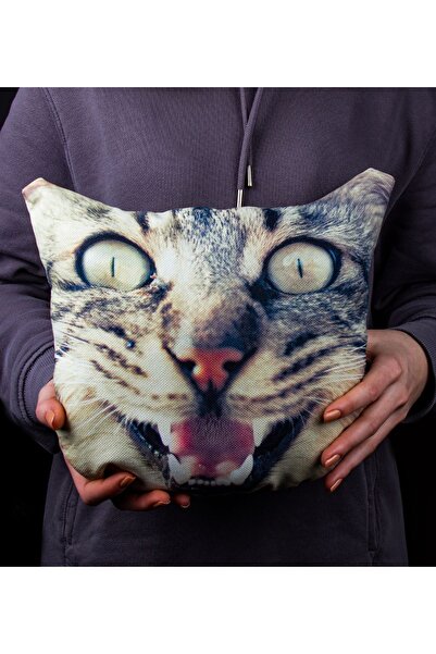 EJOYA Kedi Yüzü Şirin Yastık 107109