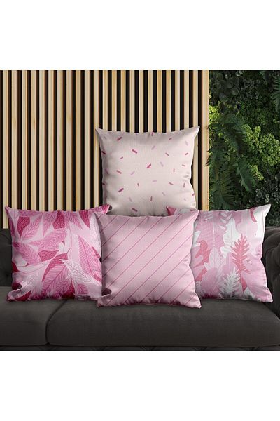 EJOYA 4-piece Modern Design Pillow and Throw Pillow Set - 45cm 113704