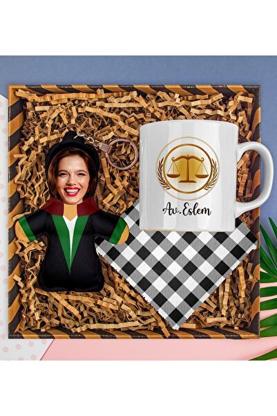 EJOYA Kişiye Özel Kupa & Bardak Altlığı & Fotoğraflı Peluş Anahtarlık Hediye ...