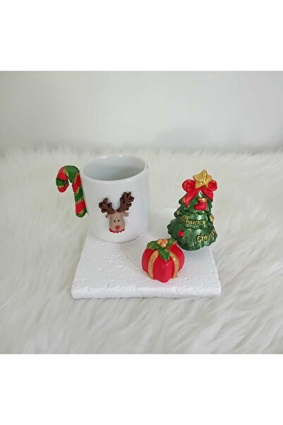 Süs Dükkanı Model de ceașcă de cafea cu tematică de Moș Crăciun pentru cadou ...