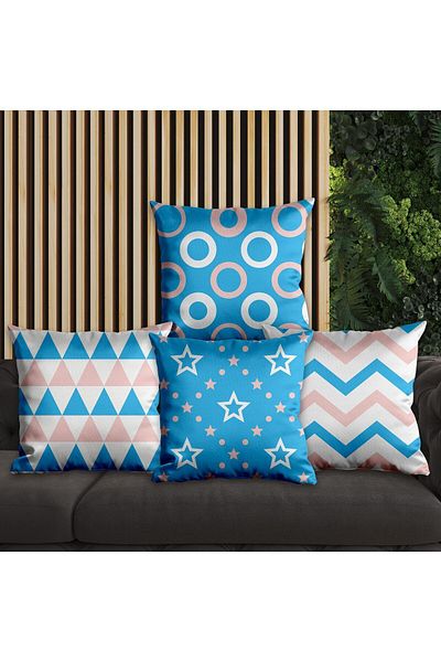 EJOYA 45cm Modern Design Set of 4 Pillows and Throw Pillows - 113663