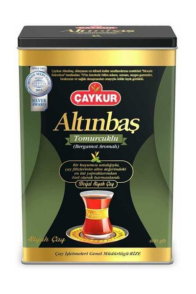 Çaykur Altınbaş Bergamot Tin 400 gr