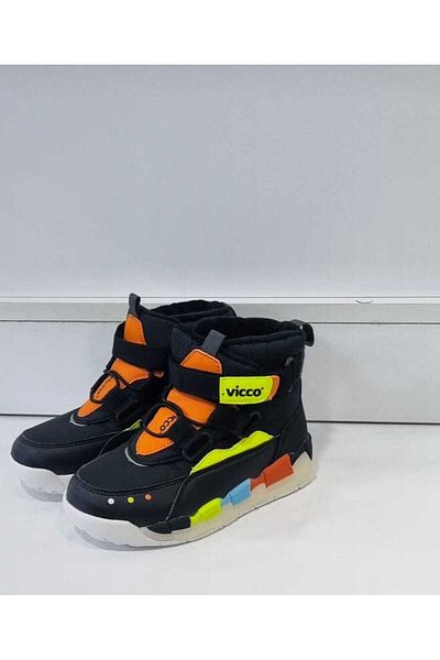 Vicco Boy's Black Light Boots - VICCO LESİ