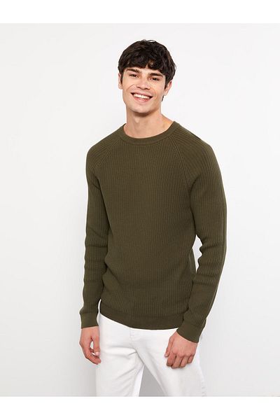 LC Waikiki Men's Knitwear Sweater - Long Sleeve, Crew Neck