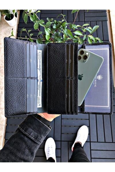 WATCHOFROYAL فالنسيا محفظة الهاتف السوداء