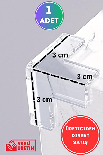 WAPPA 8 Adet Bebek Çocuk Yaşlı Köşe Koruması Cam Masa Mermer Sehpa Mobilya Için Şeffaf Kenar Koruyucu