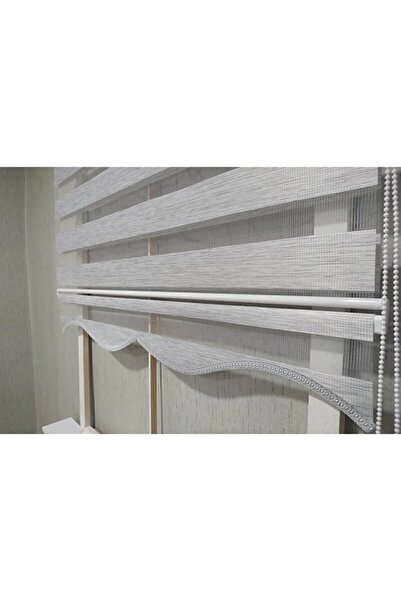 NetworkAvm Bambu Gri Zebra Perde Etek Dilimli Hediye (alüminyum Kasa)