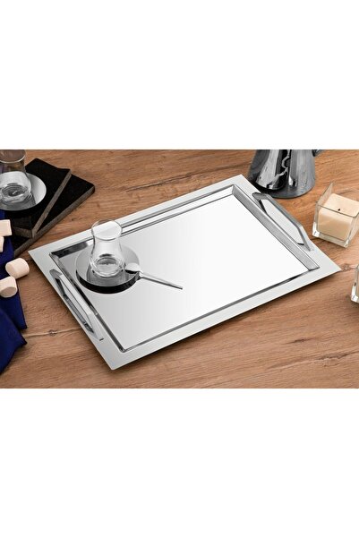 Tiamo SPACE ÇAY SERVİS TEPSİ 18/10 ÇELİK