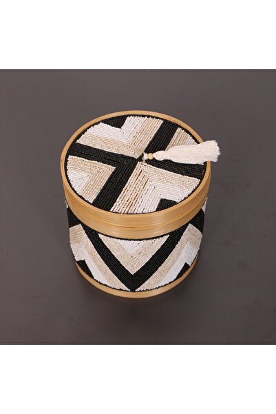 Mylamp Bali Beaded Bamboo Storage Box L 20X20 cm